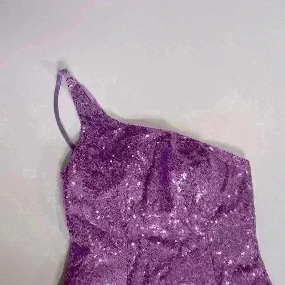 Purple Sparkly Dress - Picture 2 of 8
